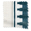 ColorizedSwatch Quintessence Linen & Ascott Teal Curtains sample image 5604