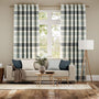 Colorized Cardigan Stripe Linen Blue Horizon Curtains 5615