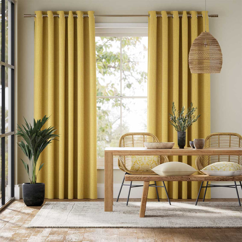 Colorized Cavendish Mimosa Gold Curtains 5636