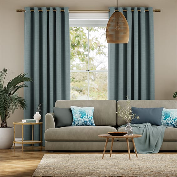 Colorized Harrow Lagoon Blue Curtains 5655