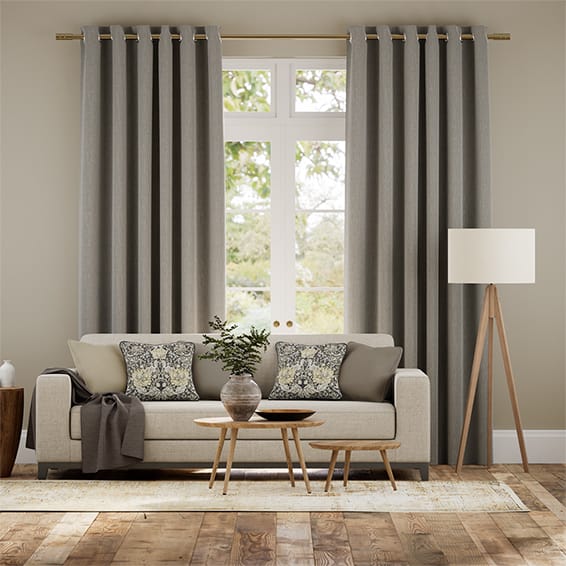 Colorized Harrow Mid Grey Curtains 5656