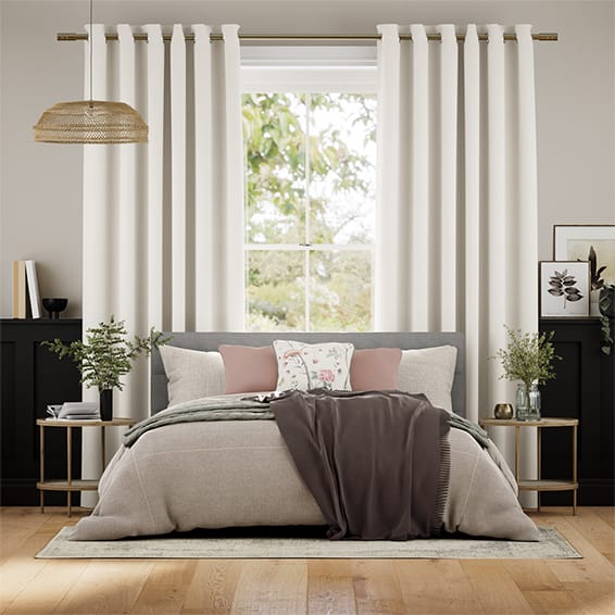 Colorized Harrow Cream Curtains 5650