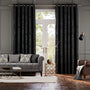 Colorized Crushed Velvet Obsidian Curtains 5678