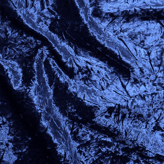 ColorizedPLA Crushed Velvet Royal Blue Curtains 5681