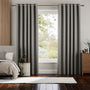 Colorized Paleo Linen Elephant Grey Curtains