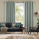 Colorized Paleo Linen Teal Wash  Curtains 5729