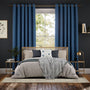 Colorized Paleo Linen Blue Azure Curtains 5713