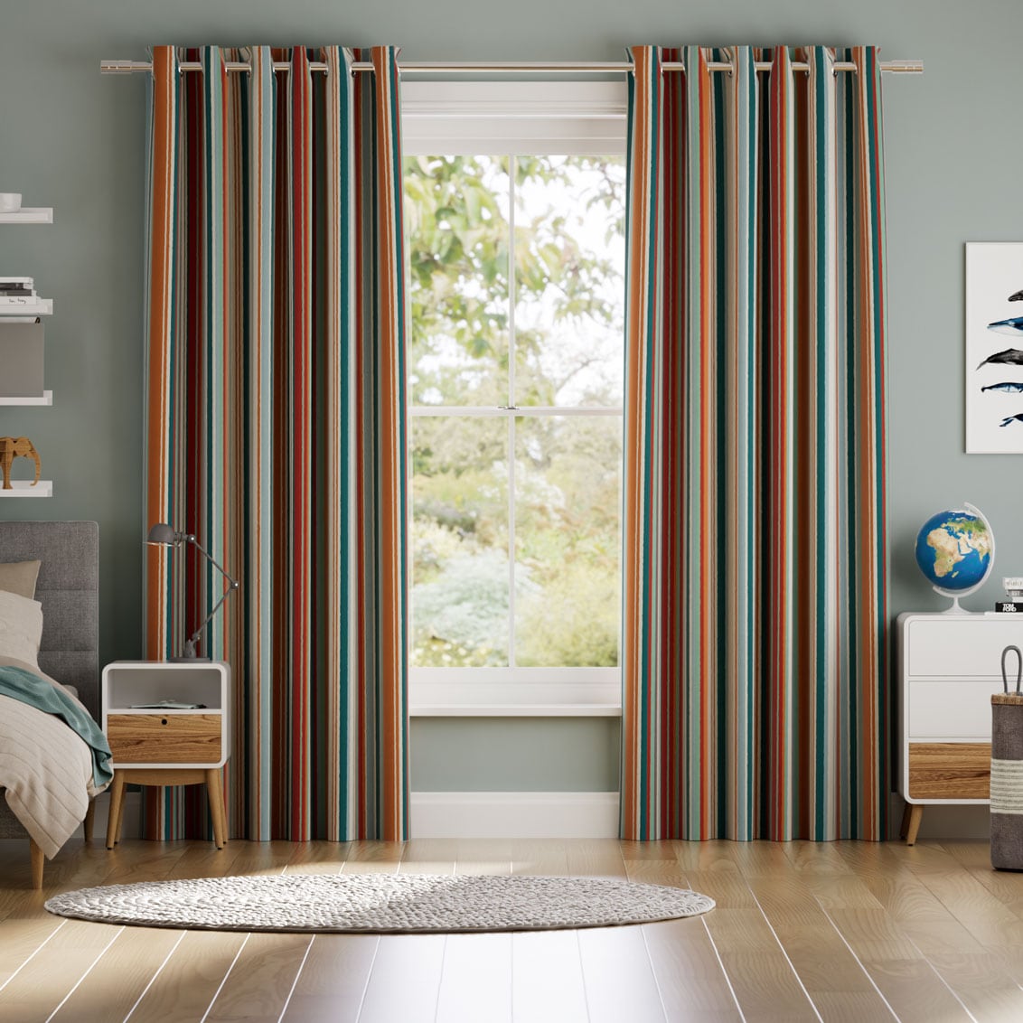 Colorized Dakarai Spice Curtains 5736