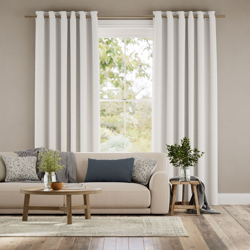 Colorized Bijou Linen Alabaster  Curtains 5739