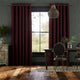 Colorized Bijou Linen Grape  Curtains 5744