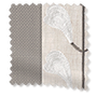 ColorizedSwatch Bijou Linen Taupe & Chatsworth Ivory Curtains sample image 5760