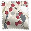 ColorizedSwatch Bursting Berries Linen Cherry Curtains sample image