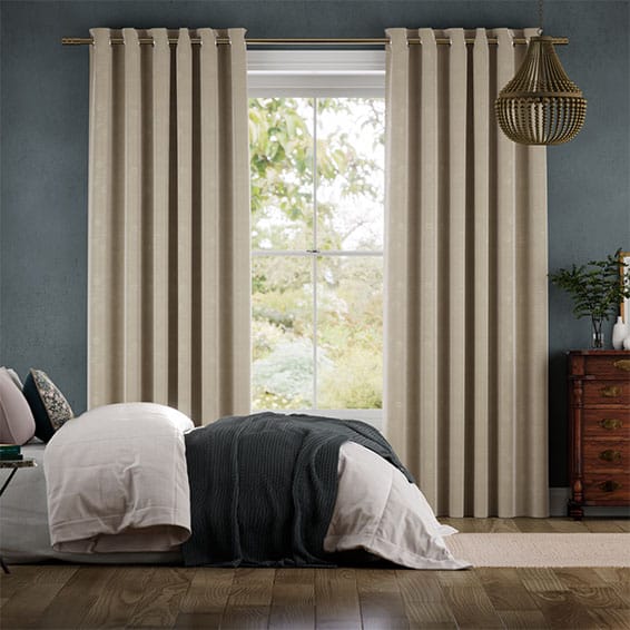 Colorized Dupioni Faux Silk Mink Curtains 5768