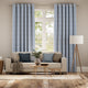 Colorized Hand Painted Stripe Cobalt  Curtains 5774