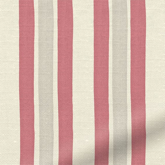 ColorizedZoom Hand Painted Stripe Rose Pink Curtains 5775