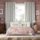 Colorized Devon Stripe Smoke Grey  Curtains 5789