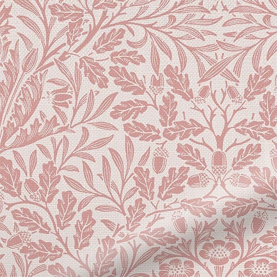 ColorizedPLA William Morris Acorn Vintage Rose  Curtains 5809