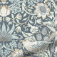 ColorizedPLA William Morris Strawberry Thief Tawny Blue  Curtains 5824