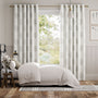Colorized Bay Tree & Bird Parchment Curtains 5837