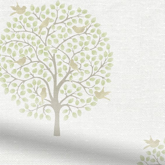 ColorizedZoom Bay Tree & Bird Fennel Curtains 5836
