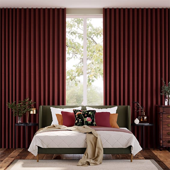 Colorized Chalfont Scarlet Curtains 5868