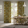 Colorized Sunflowers Yellow Curtains 5896