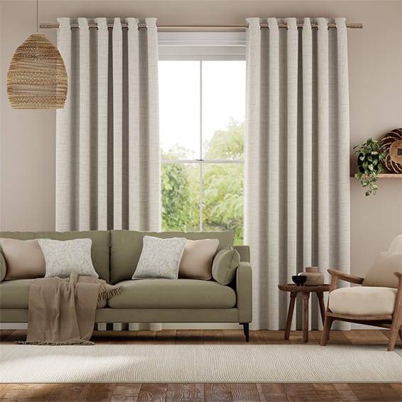 Colorized Arlo Hemp  Curtains 5916