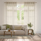 Colorized Lumiere Unlined Arlo Oatmeal Curtains 5936