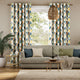 Colorized Nuevo Blocks Twilight  Curtains 5948