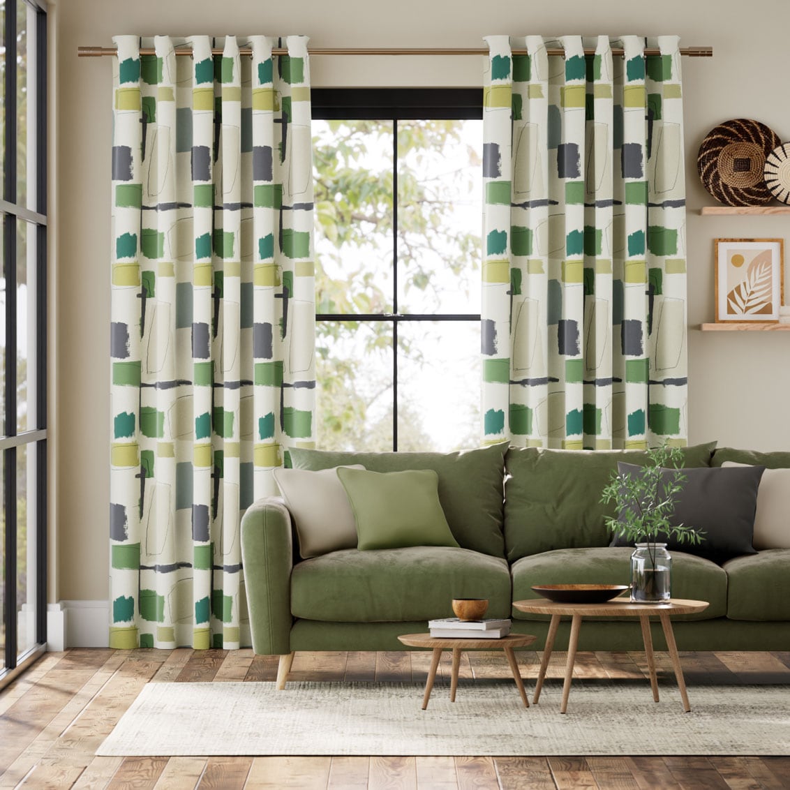 Colorized Reishi Grasshopper Curtains 5950