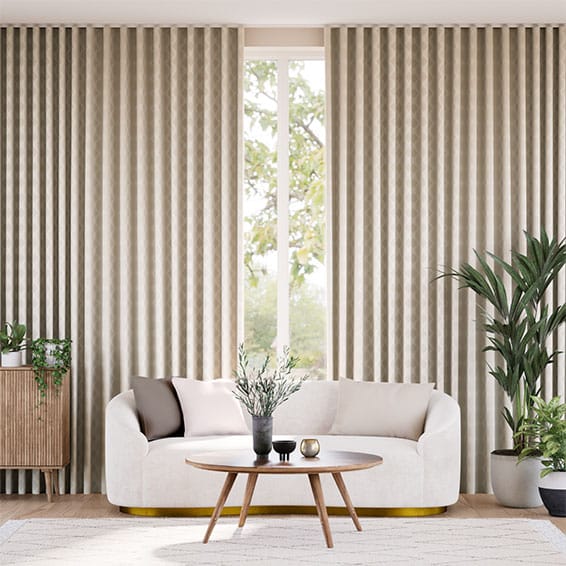 Colorized Rhythm Putty Curtains