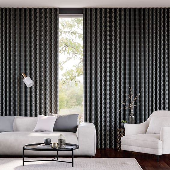 Colorized Rhythm Slate Curtains 5956