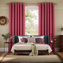 Colorized Elodie Cerise  Curtains 5999