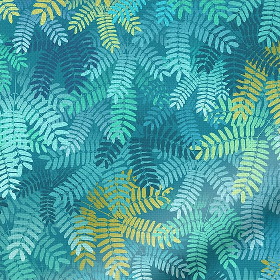 ColorizedPLA Acacia Tree Teal Curtains