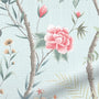 ColorizedZoom Chinoiserie Duck Egg Curtains 6044