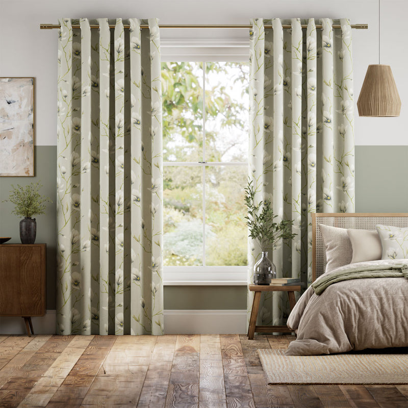 Colorized Magnolia Trail Naturals Curtains 6047