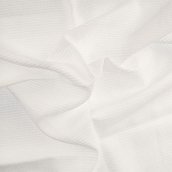 ColorizedZoom Camille Voile Striped White Curtains 6059