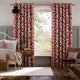 Colorized Tulips Pink Curtains 6063