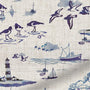 ColorizedZoom Shoreline Toile Blue Curtains 6066