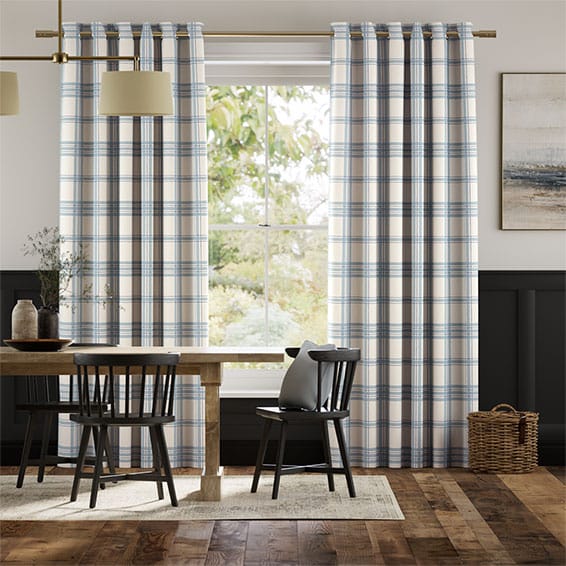 Colorized Stamford Cornflower Blue Curtains 6078