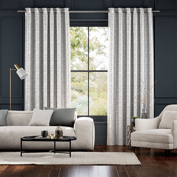 Colorized Odette Pearl Grey Curtains 6084