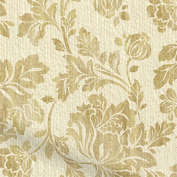 ColorizedZoom Aerie Damask Honey Curtains 6098