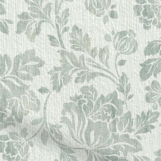 ColorizedZoom Aerie Damask Mint Curtains 6099