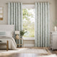 Colorized Fuji Blossom Faux Silk Powder & Gold Curtains 6102
