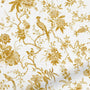 ColorizedZoom Bird Toile Gold Curtains 6133