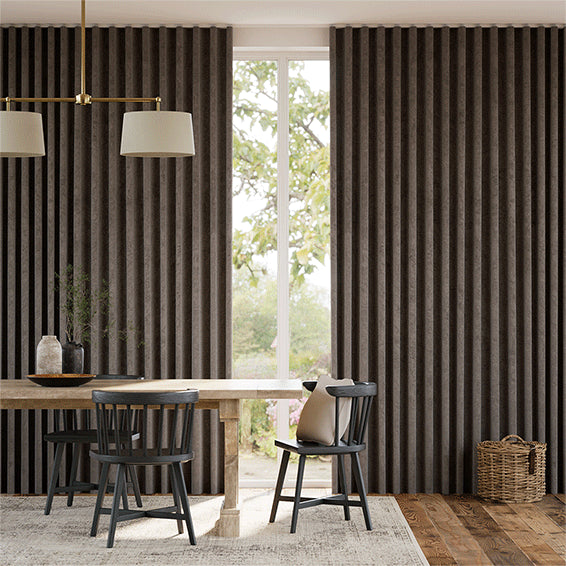 Colorized Alva Espresso Curtains 6195