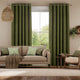 Colorized Alva Basil Green Curtains 6192