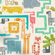 ColorizedPLA Jungle Jiggle Funky Brights Curtains 6207