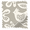 ColorizedSwatch Tweets & Berries Soft Grey Curtains sample image