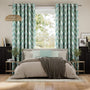 Colorized Dash Teal Curtains 6220